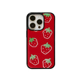 I Like Strawberries レッドエポキシバンパーケース