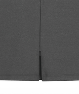 Mock Neck Tee / Charcoal