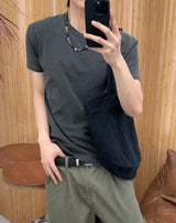 エルト ワッフルパネル ピグメントTシャツ