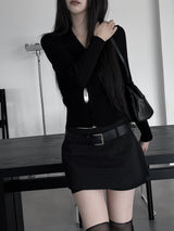 V-neck care cardigan (2color)