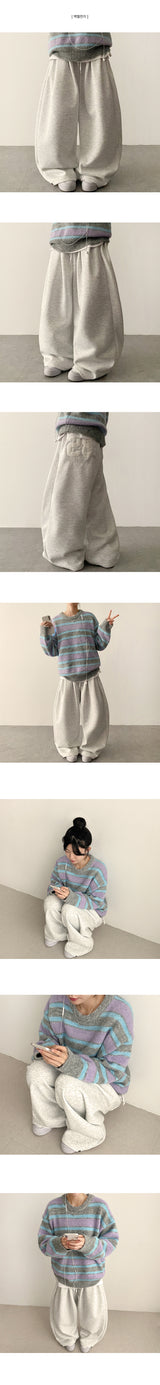 Kello 35 パッチエンブロイダードピンタックワイドパンツ