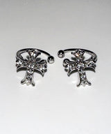 Cross Cubic Ear cuffs 2PCS