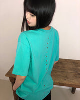 リキットバックアイレット半袖Tシャツ