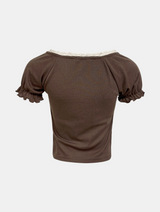 Hazel Frill Lace Tee