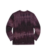Air Vent Tie-Dye Racing Finger Watch-Hole Long Sleeve (Plum)
