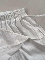 Geeks Wrap Nylon Wide Pants