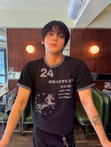 U-24 Unicorn Ringer Short Sleeve Black