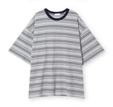 No.0828 mix stripe half T (3color)