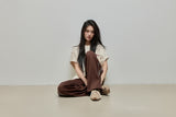 Embroidered Track Pants_Brown