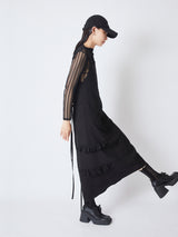 RUFFLES SUSPENDER DRESS