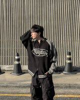 Corel Two-Way Raglan Knit Zip-Up