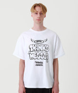 アーカイブバブルフォントTシャツ-WHITE