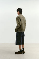 モンキーポケットカーゴショーツ (Washed Navy)