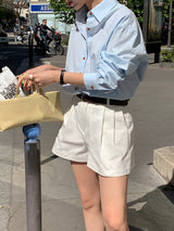 [MADE] Dears Cotton Pintuck Shorts