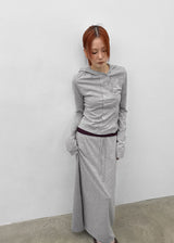 [MADE] Trolle Diagonal Hooded Cardigan