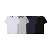 Rual Side Henley Neck Ringer Tee