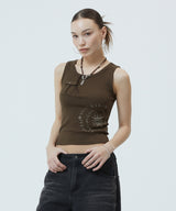 CAVE TANK TOP_BROWN