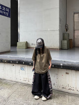 waki camo wide pants