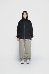 24FW バイオウォッシングセミワイドピンタックチノパン ライトカーキ