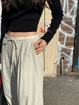 [MADE] BORRETT SHIRRING STRAP PANTS