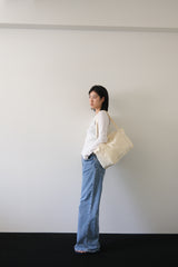 standard duffle bag (cream yellow)