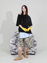 パターンカーゴハーフパンツ (CAMO)