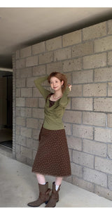 Olive Tree インナーツーピースロングスリーブTシャツ