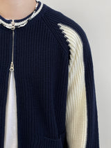 Nordi varsity knit zip-up 4C