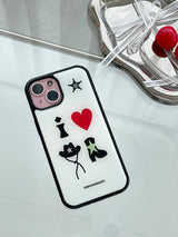 【MADE】 i ♥ cowboy phonecase (milk)
