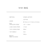 VIVICHO VIVIバッグ　シルバー