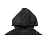 25FW★ [MADE] Odin Check Hood High Neck String Padding