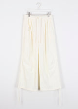 WIDE TUCK NYLON PANTS