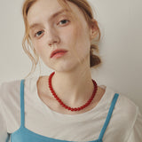 Red Agate Necklace