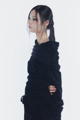 MISTY LOOSE DRESS black