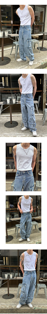 [S/S] シックラウンドネックノースリーブ(4color)