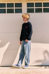 KIRSH X MISAKI KAWAI SWEATSHIRT [NAVY]