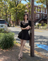 Yenchi frill mini skirt