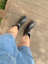 Opening Half Overalls Denim Overalls