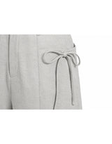 リボンリネンサマーショーツ Grey