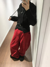 ニットフードジップアップ (3color)