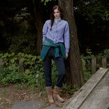 Nordic knit Cardigan_Violet