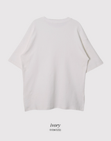 Milk Layered Loose Fit Short Sleeve T-shirt (5color)