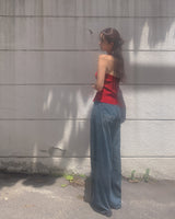 Bit halter button sleeveless