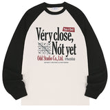 Very Close Raglan Over Fit Long Sleeve