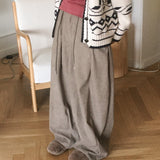 Nelz Corduroy Snap Wide Pants