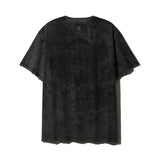 [DISNEY] Applique Snow Washed T-shirt_Charcoal
