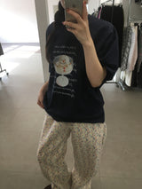 スノーマンオーバーサイズTシャツ (4 Colors)