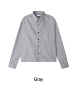 Tinead Crop Check Shirt