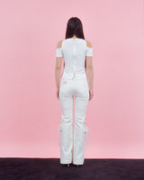 ローズホルターブラウス [WHITE]