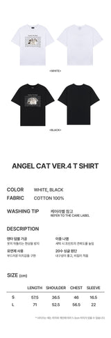 エンジェルキャットバージョン4Ｔシャツ　ホワイト